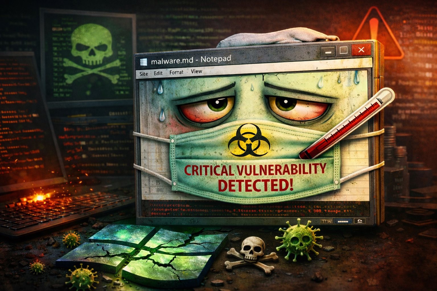 Windows 11 Notepad Security Vulnerability